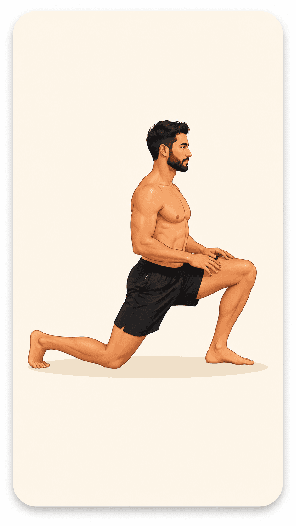 Deep lunge.