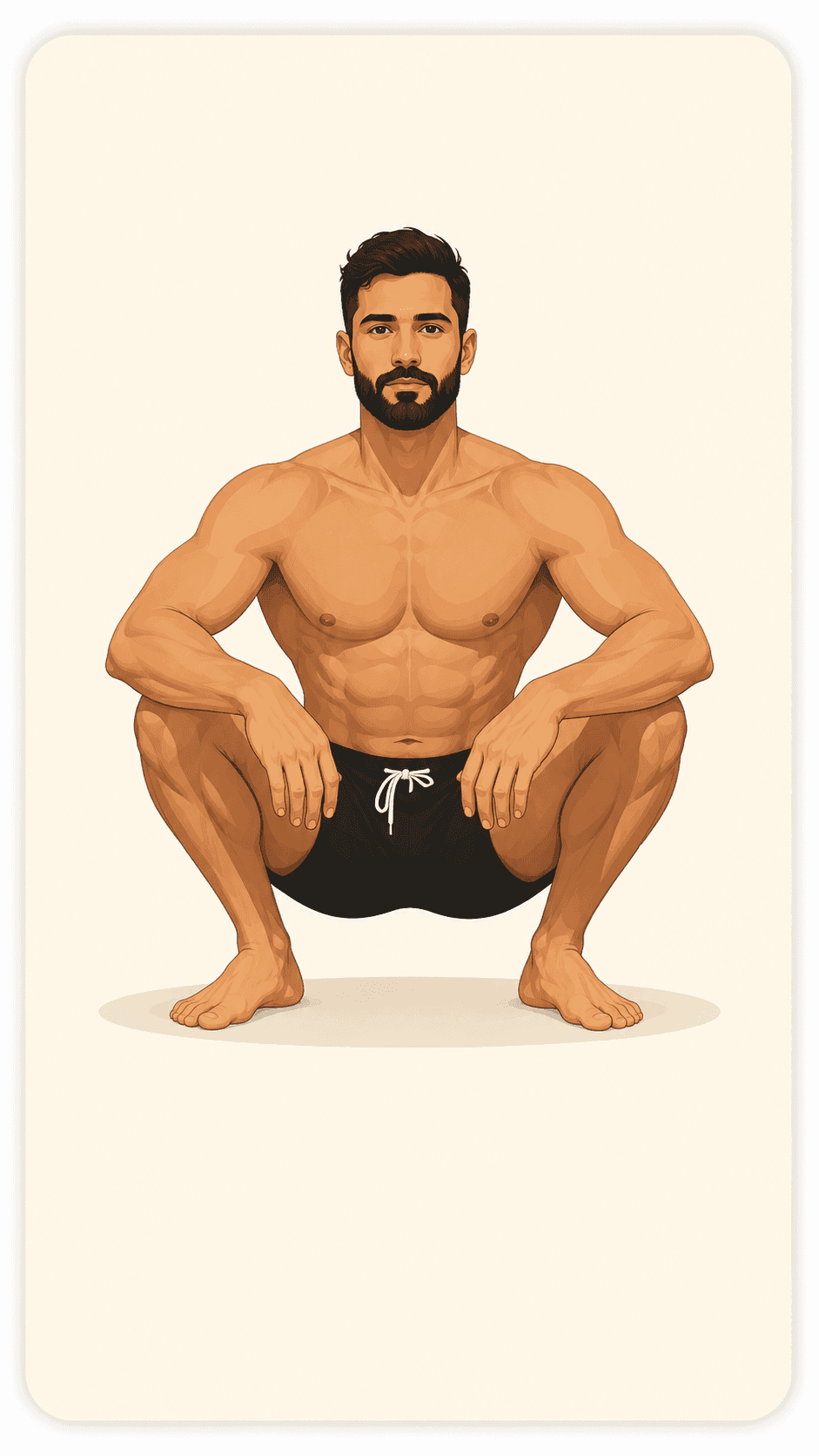 Resting squat.